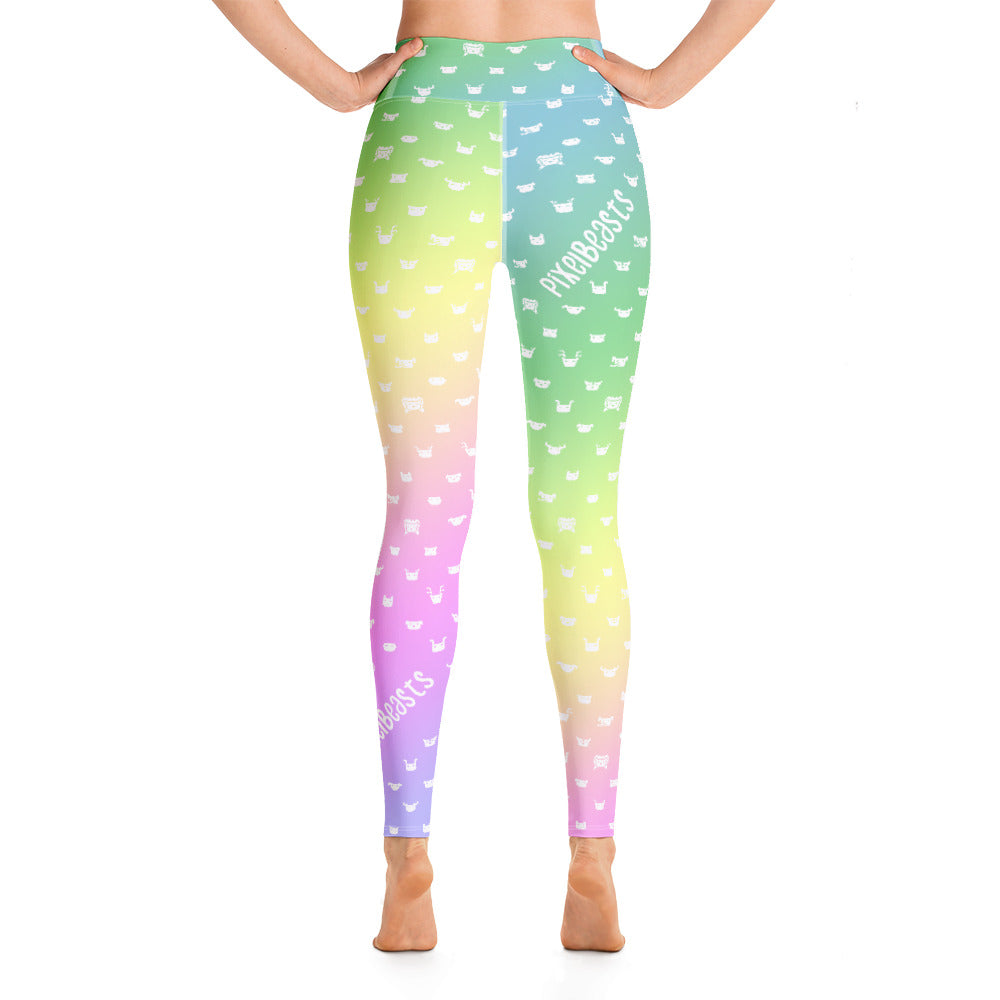 Rainbow PixelBeasts - Yoga Leggings