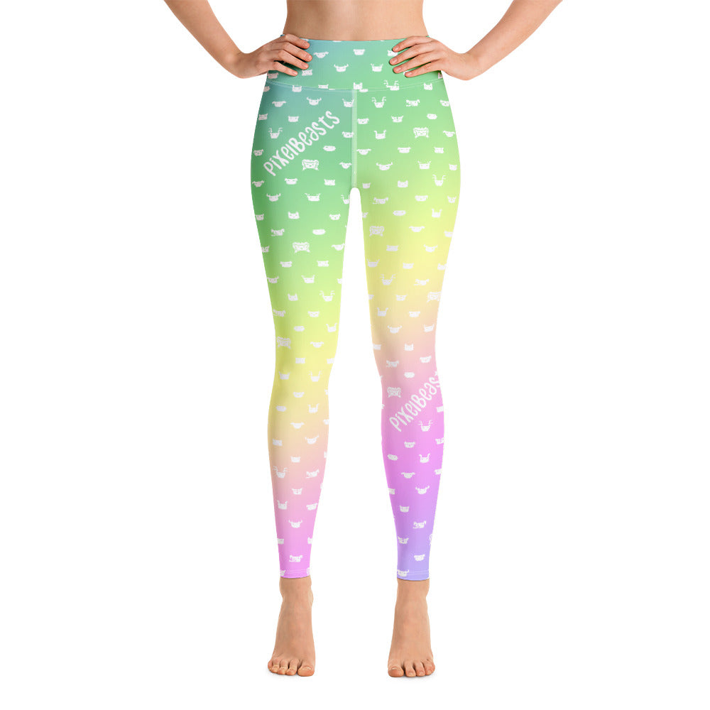 Rainbow PixelBeasts - Yoga Leggings